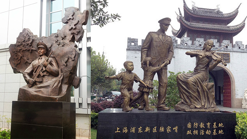 解放军雕像,历史人物雕像,主题文化雕塑