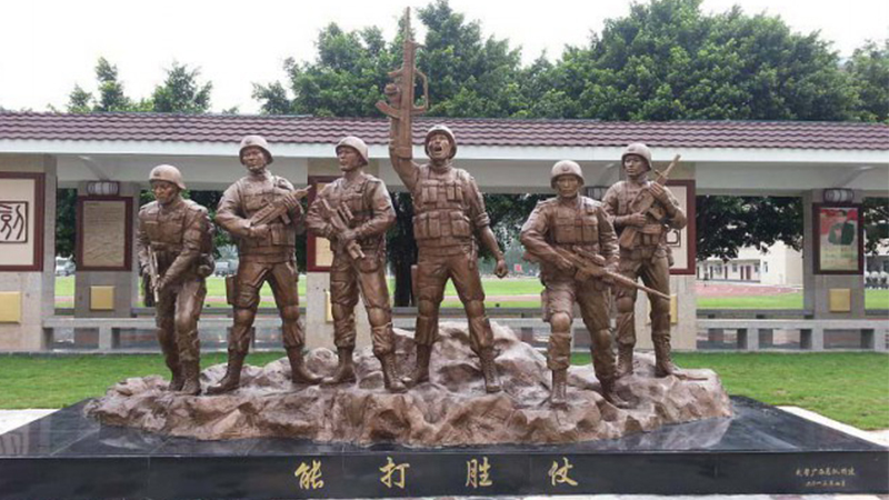 纪念碑雕像,军人主题塑像,人物铸铜雕塑