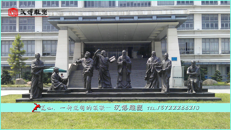 人物铜雕,大型景观雕像,城市景观雕塑