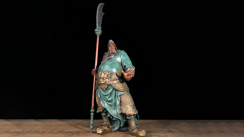 将军雕像,传统工艺雕塑,铜雕定制