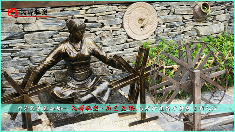 古人物铜雕,人物雕像定制,古街道雕塑