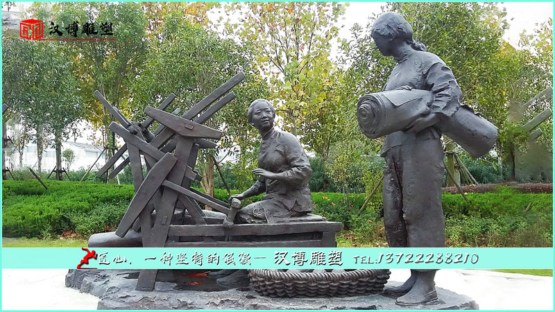 渔民雕像,户外雕塑,艺术铜雕