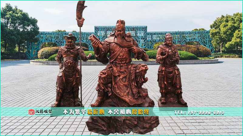 将军雕像,传统工艺雕塑,铜雕定制