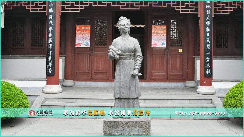 黄道婆铜雕,雕刻工艺,名人雕塑