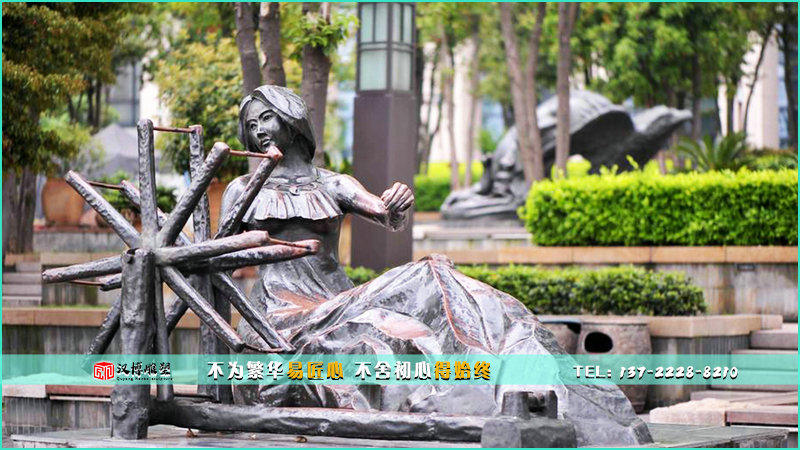 现代工艺铜雕,美女雕像,景观雕塑